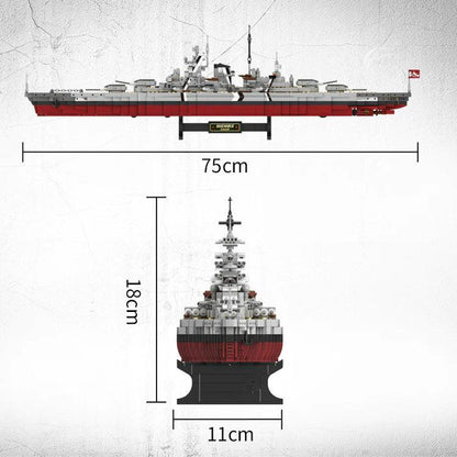 Slagschip Bismarck 2080 delig | 2TTOYS ✓ Official shop<br>