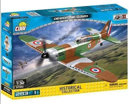 COBI Dewoitine D.520 oorlog vliegtuig 5720 World War 2 | 2TTOYS ✓ Official shop<br>