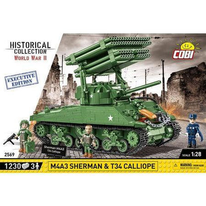 COBI M4A3 Sherman W/T34 Calli 2569 Executive Edition | 2TTOYS ✓ Official shop<br>