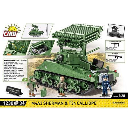 COBI M4A3 Sherman W/T34 Calli 2569 Executive Edition | 2TTOYS ✓ Official shop<br>