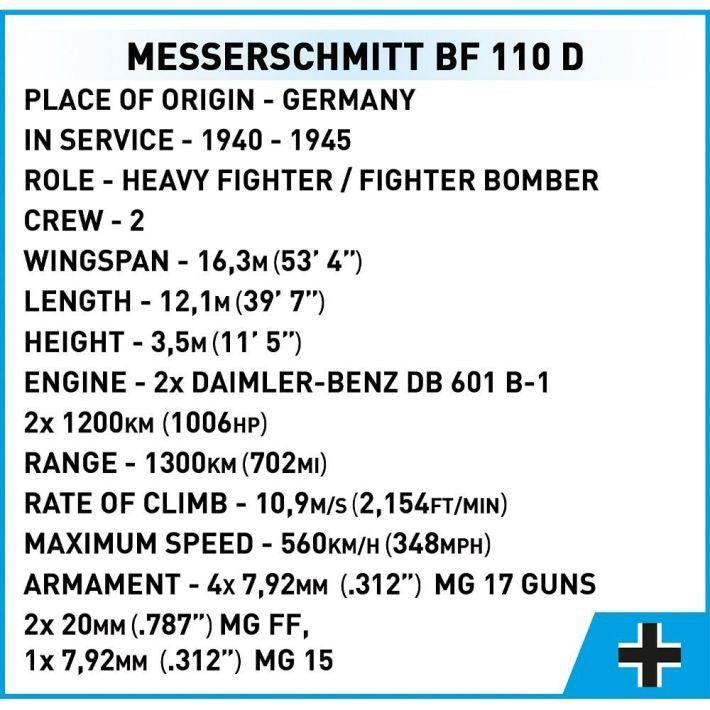 COBI Messerschmitt BF110B Vliegtuig 5716 Historical Collection COBI @ 2TTOYS COBI €. 36.99