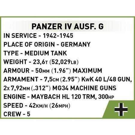 COBI Pancer IV Ausf. D 389 Pcs 2714 WW2 | 2TTOYS ✓ Official shop<br>