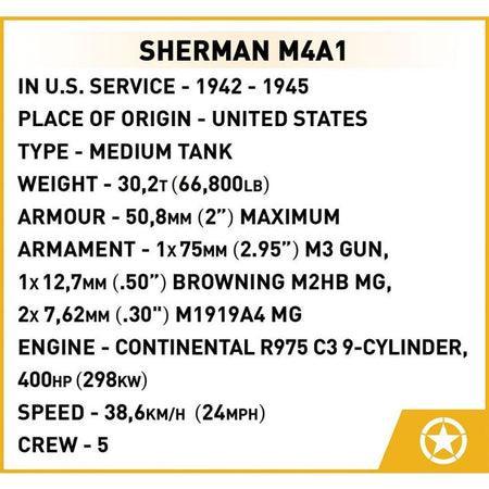 COBI Sherman M4 A1 3044 WW2 | 2TTOYS ✓ Official shop<br>