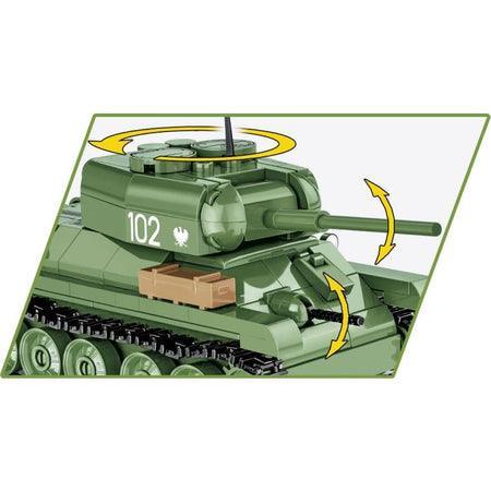 COBI T-34-85 Tank 280 Pcs 2716 WW2 | 2TTOYS ✓ Official shop<br>