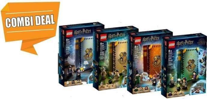 Combideal: LEGO Harry Potter Zweinstein Moments - de 4 LEGO Harry Potter boeken (76382 + 76383 + 76384 + 76385) | 2TTOYS ✓ Official shop<br>