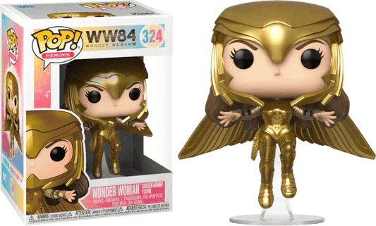 Funko Pop! 324 Wonder Woman 1984 Movies Gold Armour Flying Pose FUN 46660 | 2TTOYS ✓ Official shop<br>