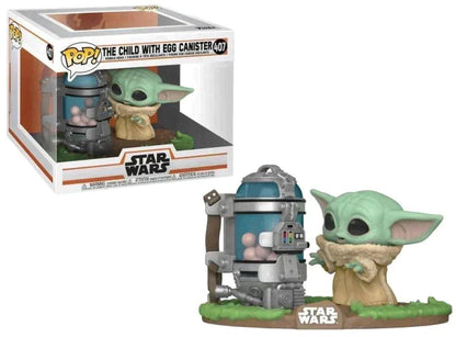 Funko Pop! 407 Deluxe Star War The Mandalorian The Child with Canister FUN 50962 | 2TTOYS ✓ Official shop<br>