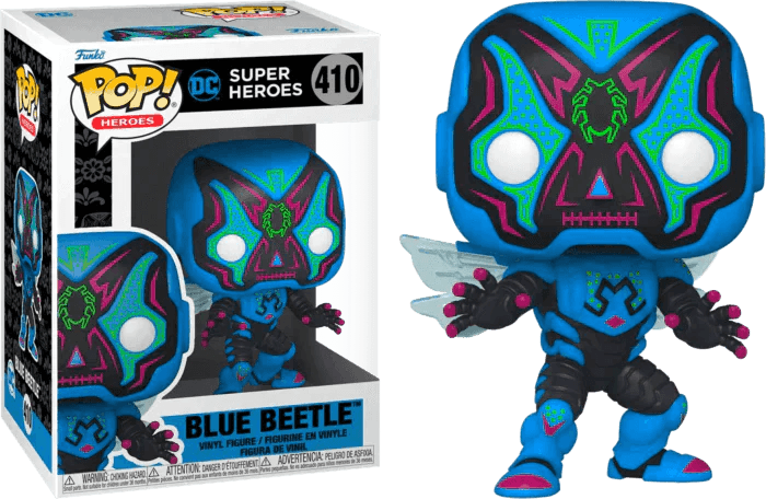 Funko Pop! 410 Blue Beetle, Dia de los Muertos DC Heroes FUN 57414 | 2TTOYS ✓ Official shop<br>