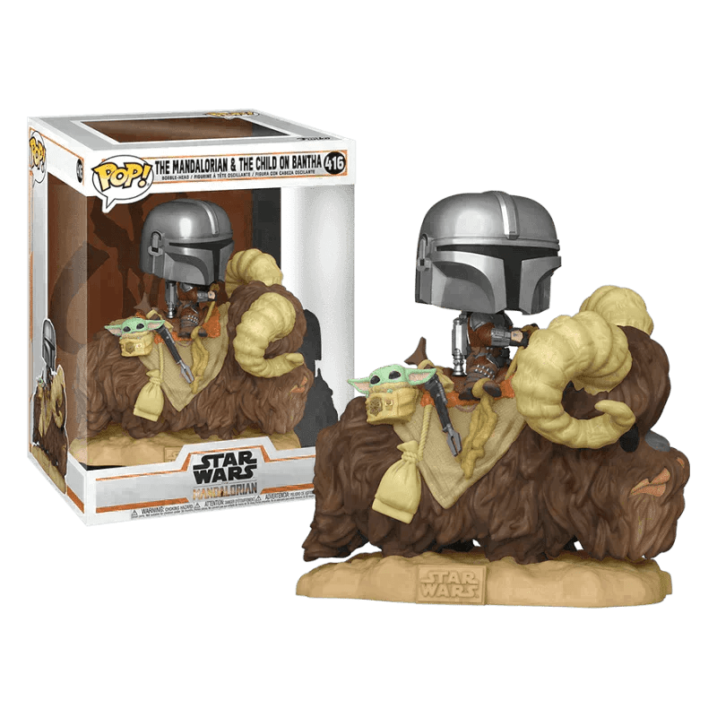 Funko Pop! 416 The Mandelorian & The Child on Bantha FUN 52375 | 2TTOYS ✓ Official shop<br>