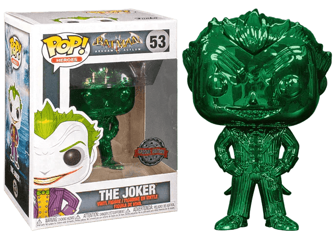 Funko Pop! 53 DC Comics The Joker (Green Chrome) FUN 42336 | 2TTOYS ✓ Official shop<br>