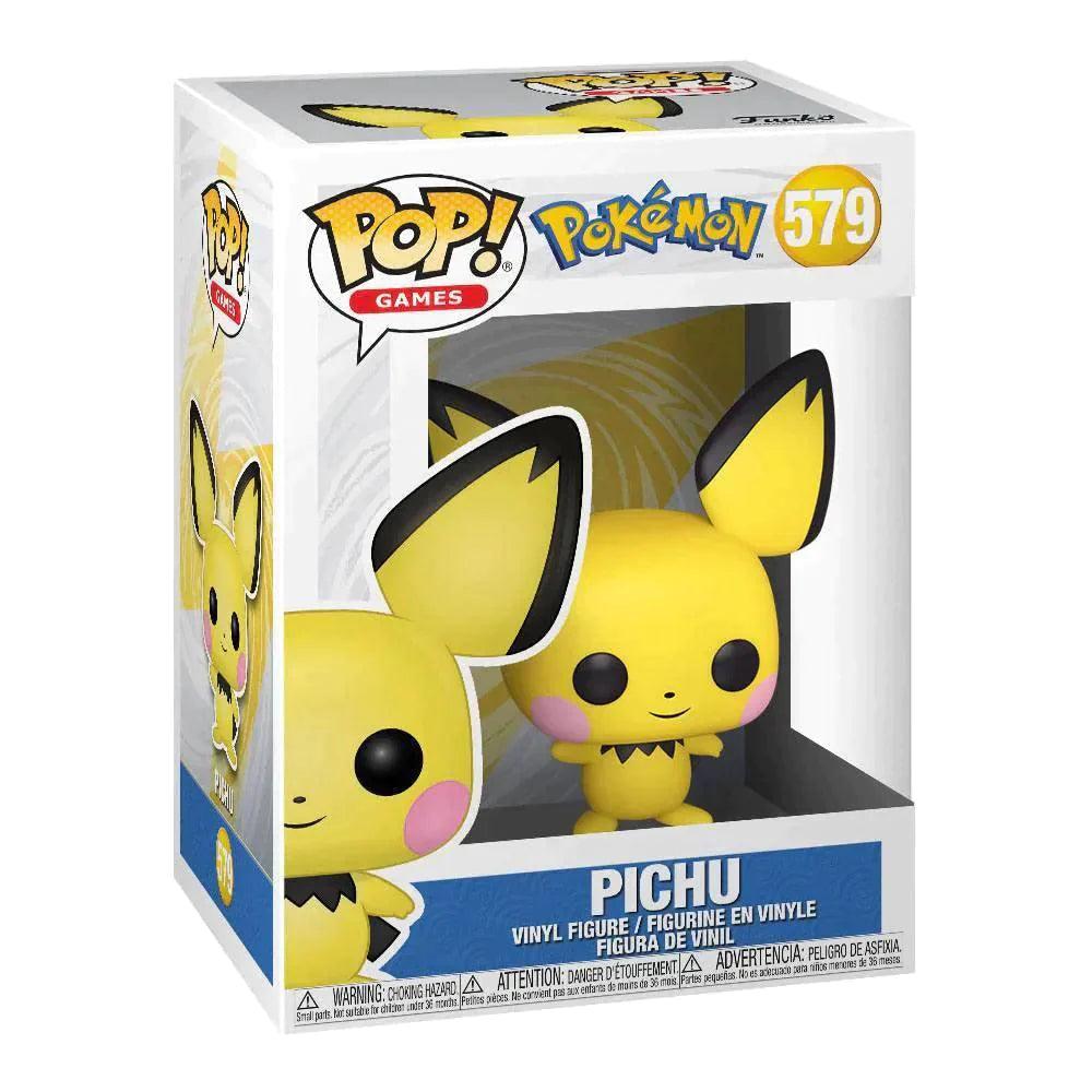 Funko Pop! 579 Pokemon POP! Games Vinyl Figure Pichu (EMEA) 9 cm FUN 63255 | 2TTOYS ✓ Official shop<br>