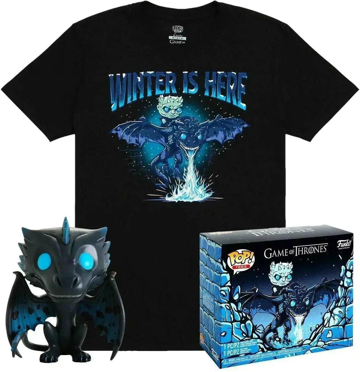 Funko Pop! Game of Thrones POP! & Tee Box Icy Viserion FUN 43514M | 2TTOYS ✓ Official shop<br>