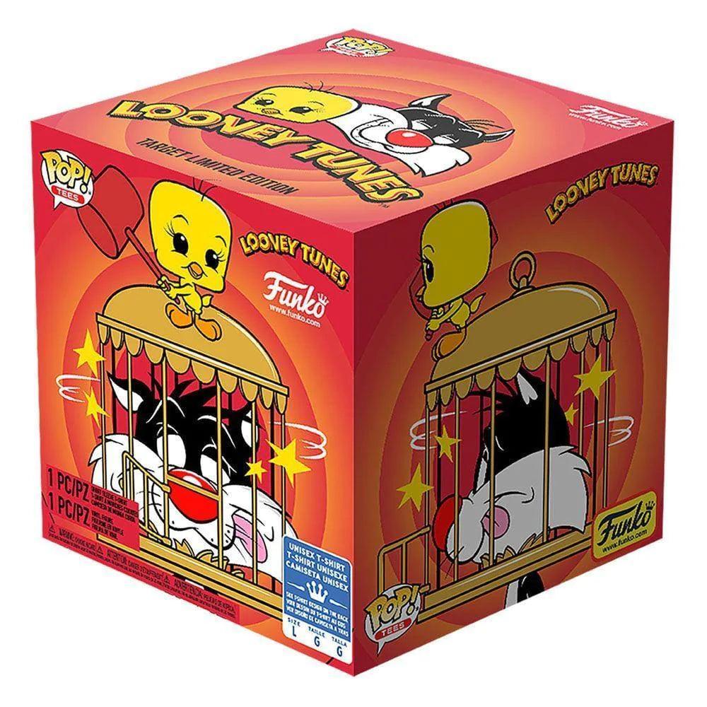 Funko Pop! Tees Looney Tunes POP! & Tee Box Sylvester & Tweety FUN 46989L | 2TTOYS ✓ Official shop<br>