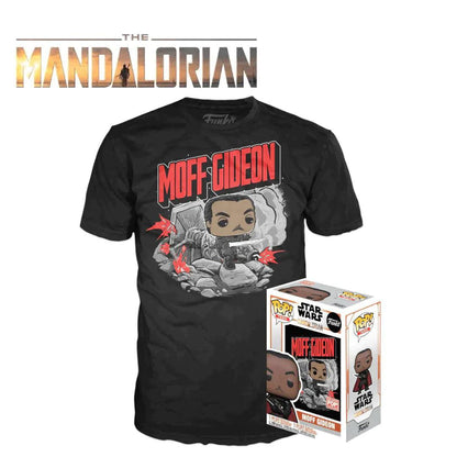 Funko Pop! Tees StarWars The Mandelorian Pop & T-Shirt van Moff Gideon FUN 52702L | 2TTOYS ✓ Official shop<br>