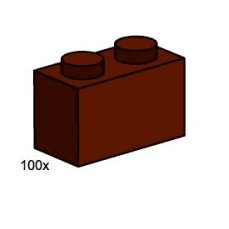 LEGO 1x2 Brown Bricks 3751 Bulk Bricks | 2TTOYS ✓ Official shop<br>