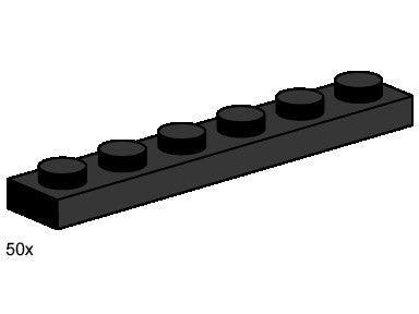 LEGO 1x6 Black Plates 3486 Bulk Bricks LEGO Bulk Bricks @ 2TTOYS LEGO €. 4.99