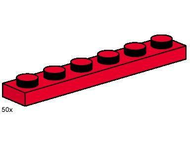 LEGO 1x6 Red Plates 3488 Bulk Bricks LEGO Bulk Bricks @ 2TTOYS LEGO €. 4.99