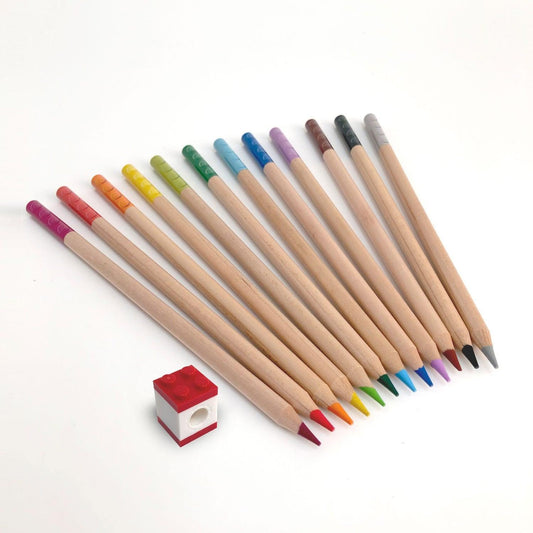 LEGO 2 0 12 Pack Colored Pencils with Topper 5007197 Gear | 2TTOYS ✓ Official shop<br>