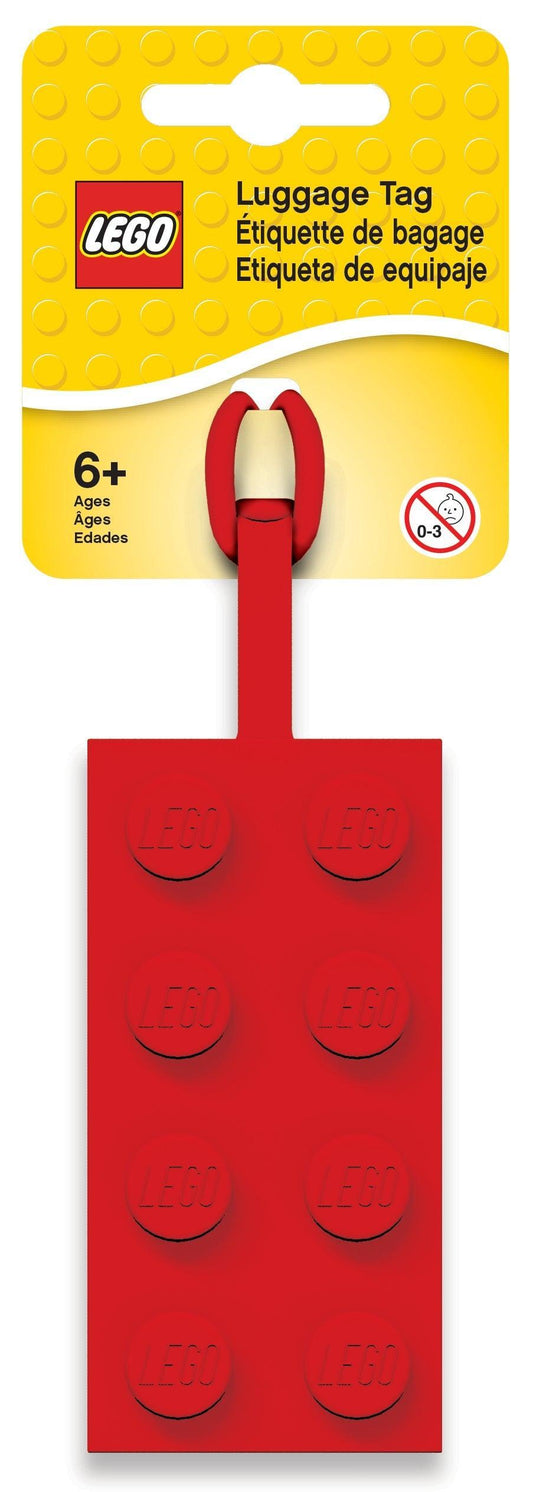 LEGO 2x4 Red Luggage Tag 5005542 Gear | 2TTOYS ✓ Official shop<br>