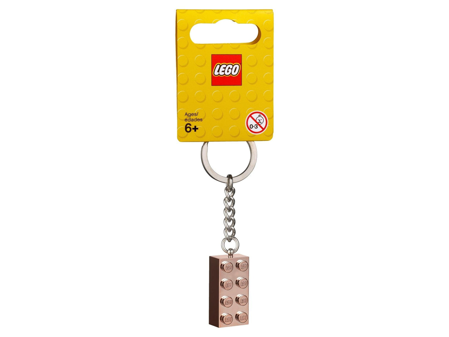 LEGO 2x4 Rose Gold Keyring 853793 Gear LEGO Gear @ 2TTOYS LEGO €. 4.99