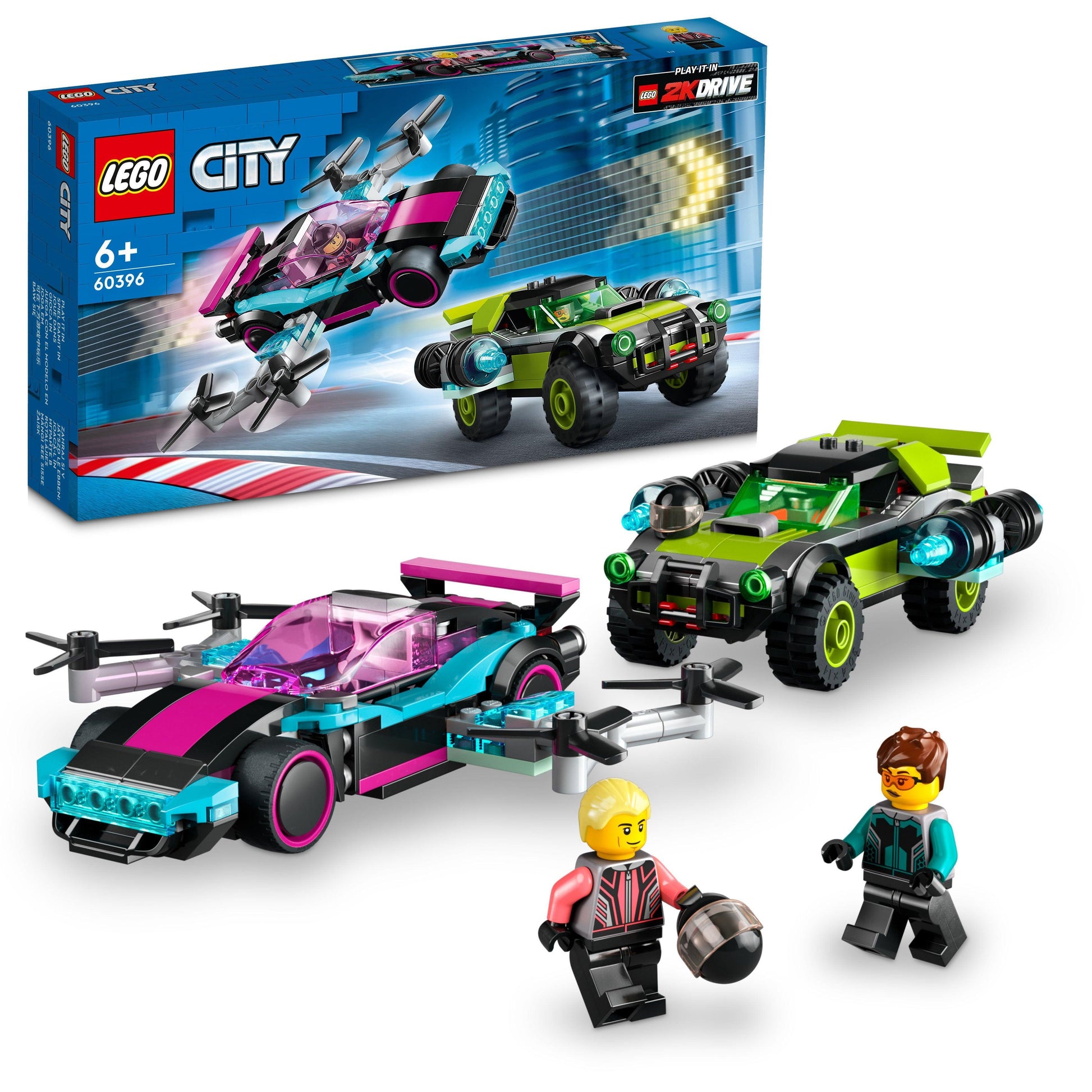 LEGO Aangepaste racewagens 60396 City LEGO CITY @ 2TTOYS LEGO €. 29.99