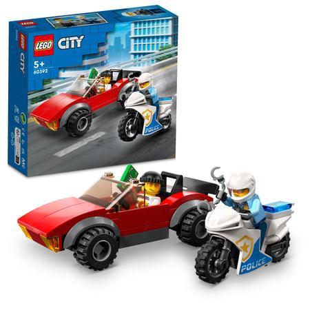 LEGO Achtervolging op de politiemotor 60392 City | 2TTOYS ✓ Official shop<br>