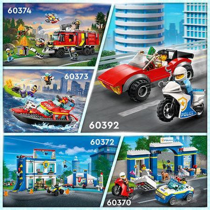 LEGO Achtervolging op de politiemotor 60392 City | 2TTOYS ✓ Official shop<br>