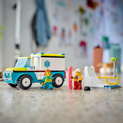 LEGO Ambulance & Snowboarder 60403 City | 2TTOYS ✓ Official shop<br>