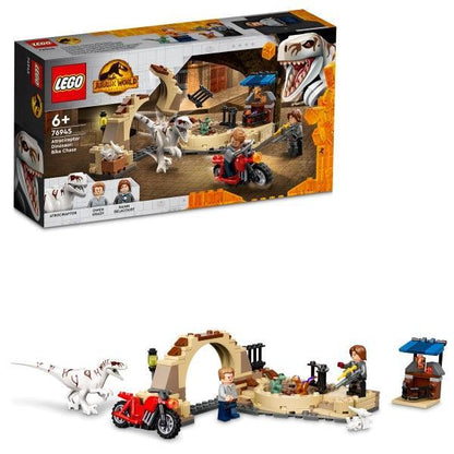 LEGO Atrociraptor dinosaurus motorachtervolging 76945 Jurassic World | 2TTOYS ✓ Official shop<br>
