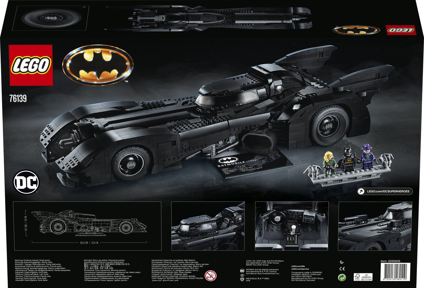 LEGO Batman Batmobile 1989 76139 Superheroes (USED) | 2TTOYS ✓ Official shop<br>