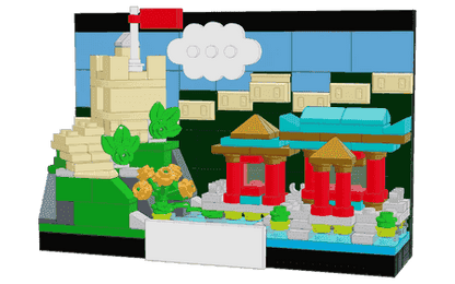 LEGO Beijing Postkaart 40520 Creator | 2TTOYS ✓ Official shop<br>