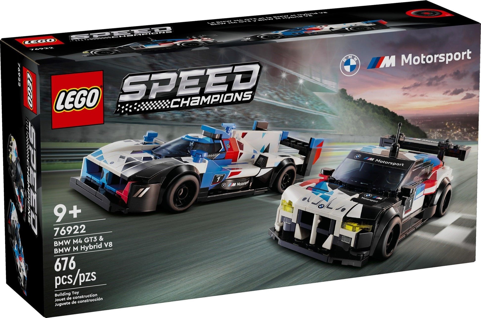 LEGO BMW M4 GT3 & BMW M Hybrid V8 76922 Speedchampions | 2TTOYS ✓ Official shop<br>