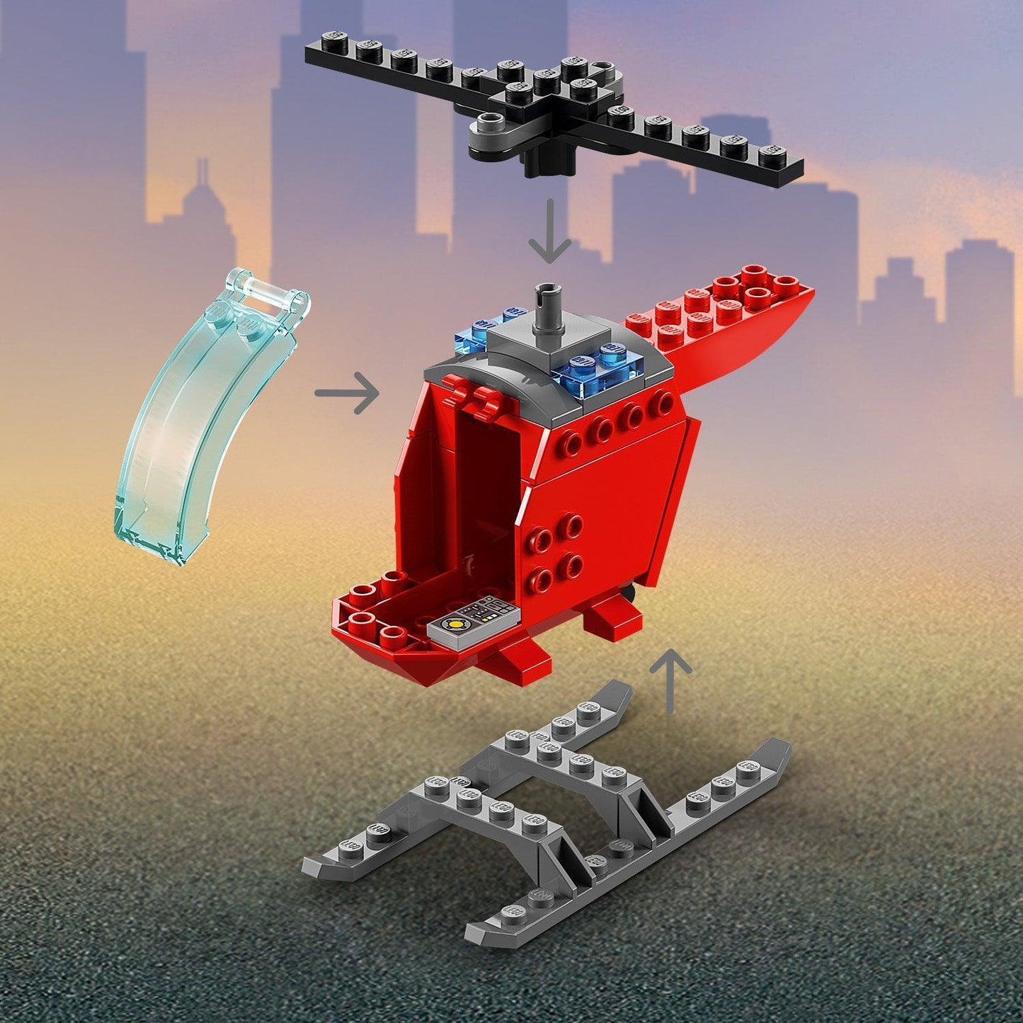 LEGO Brandweer helikopter 60318 City LEGO CITY BRANDWEER @ 2TTOYS LEGO €. 8.48