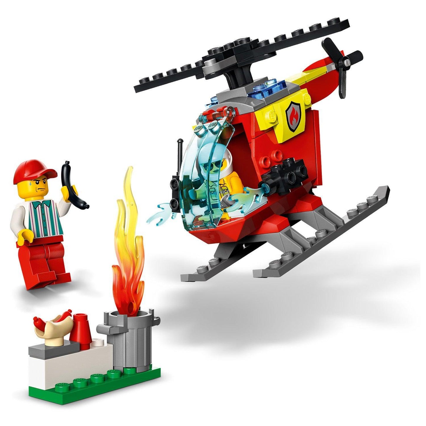 LEGO Brandweer helikopter 60318 City | 2TTOYS ✓ Official shop<br>