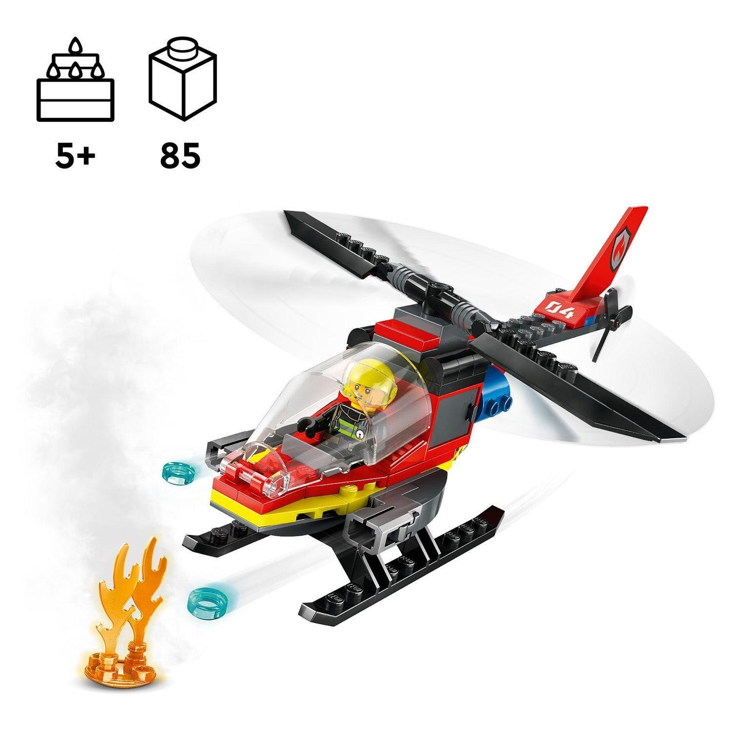 LEGO Brandweer helikopter 60411 City | 2TTOYS ✓ Official shop<br>