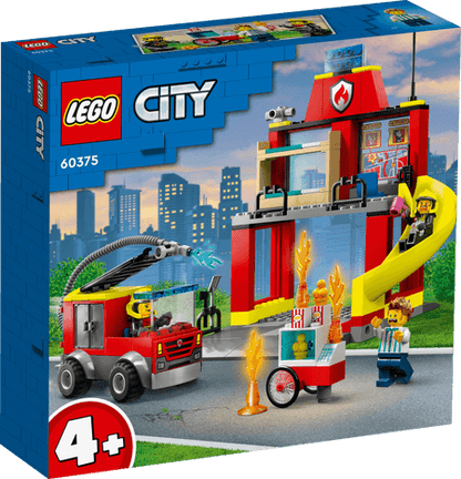 LEGO Brandweerkazerne en brandweerwagen 60375 City LEGO CITY @ 2TTOYS LEGO €. 29.48