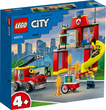 LEGO Brandweerkazerne en brandweerwagen 60375 City LEGO CITY @ 2TTOYS | Official LEGO shop😊🥰 LEGO €. 29.48