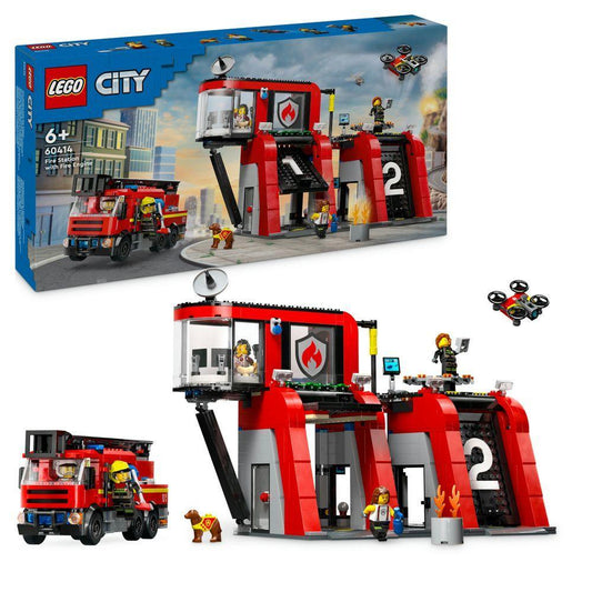 LEGO Brandweerkazerne met luchtladdervoertuig 60414 City LEGO FRIENDS @ 2TTOYS LEGO €. 67.49