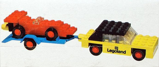 LEGO Car with trailer and racing car 650 LEGOLAND LEGO LEGOLAND @ 2TTOYS LEGO €. 19.99