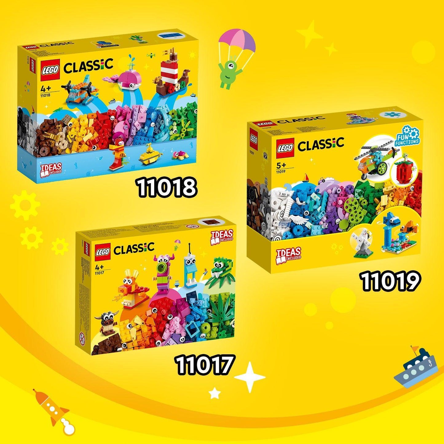 LEGO Creatief zee plezier 11018 Classic | 2TTOYS ✓ Official shop<br>