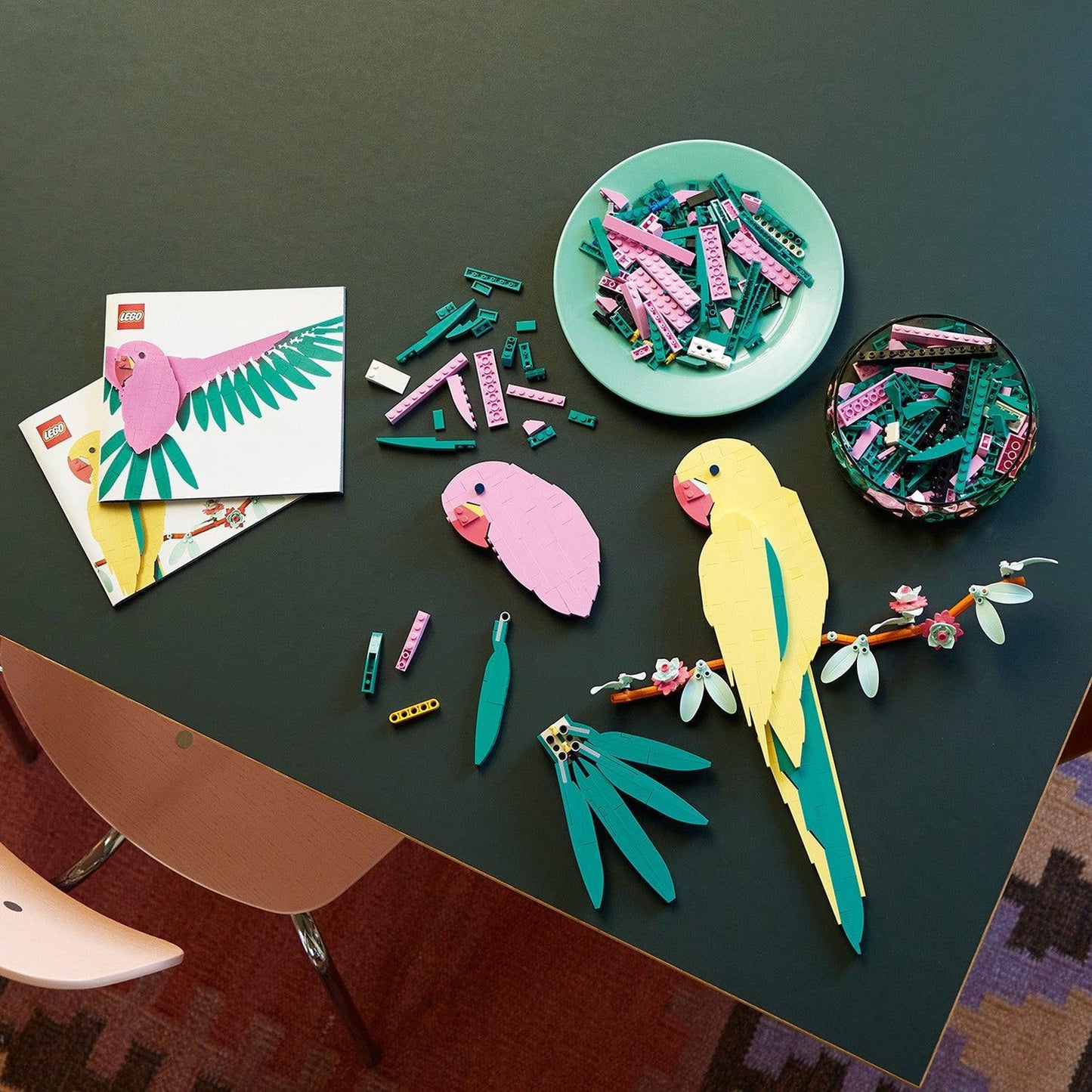 LEGO De Faunacollectie – Kleurrijke papegaaien 31211 Art | 2TTOYS ✓ Official shop<br>