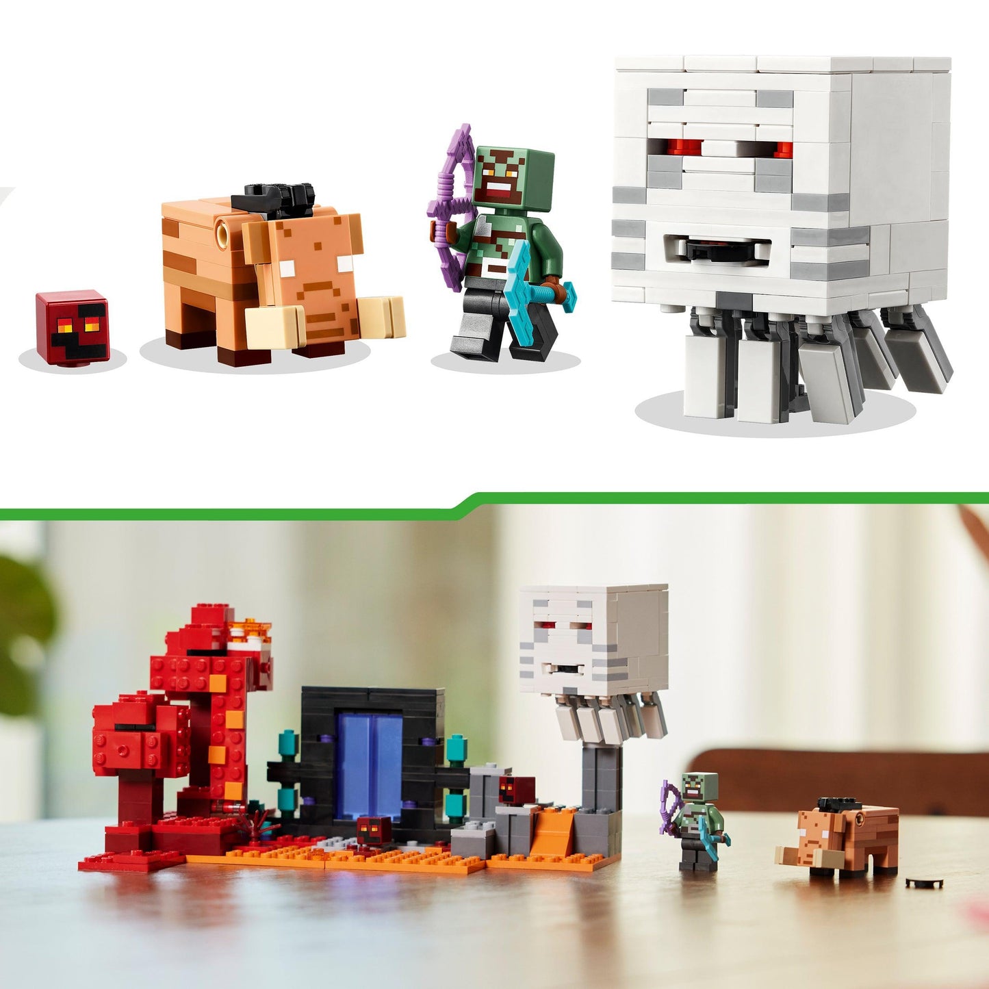 LEGO De Nether Poraal expeditie 21255 Minecraft | 2TTOYS ✓ Official shop<br>