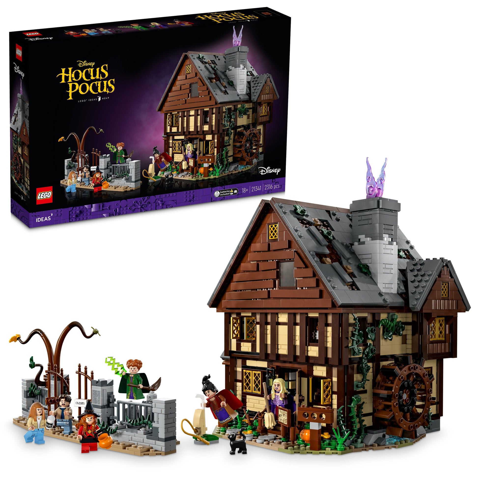 LEGO Disney Hocus Pocus: The Sanderson Sisters' Cottage 21341 Ideas LEGO IDEAS @ 2TTOYS LEGO €. 199.99
