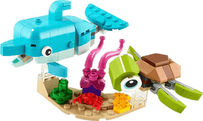 LEGO Dolfijn en Schildpad 31128 Creator 3-in-1 | 2TTOYS ✓ Official shop<br>