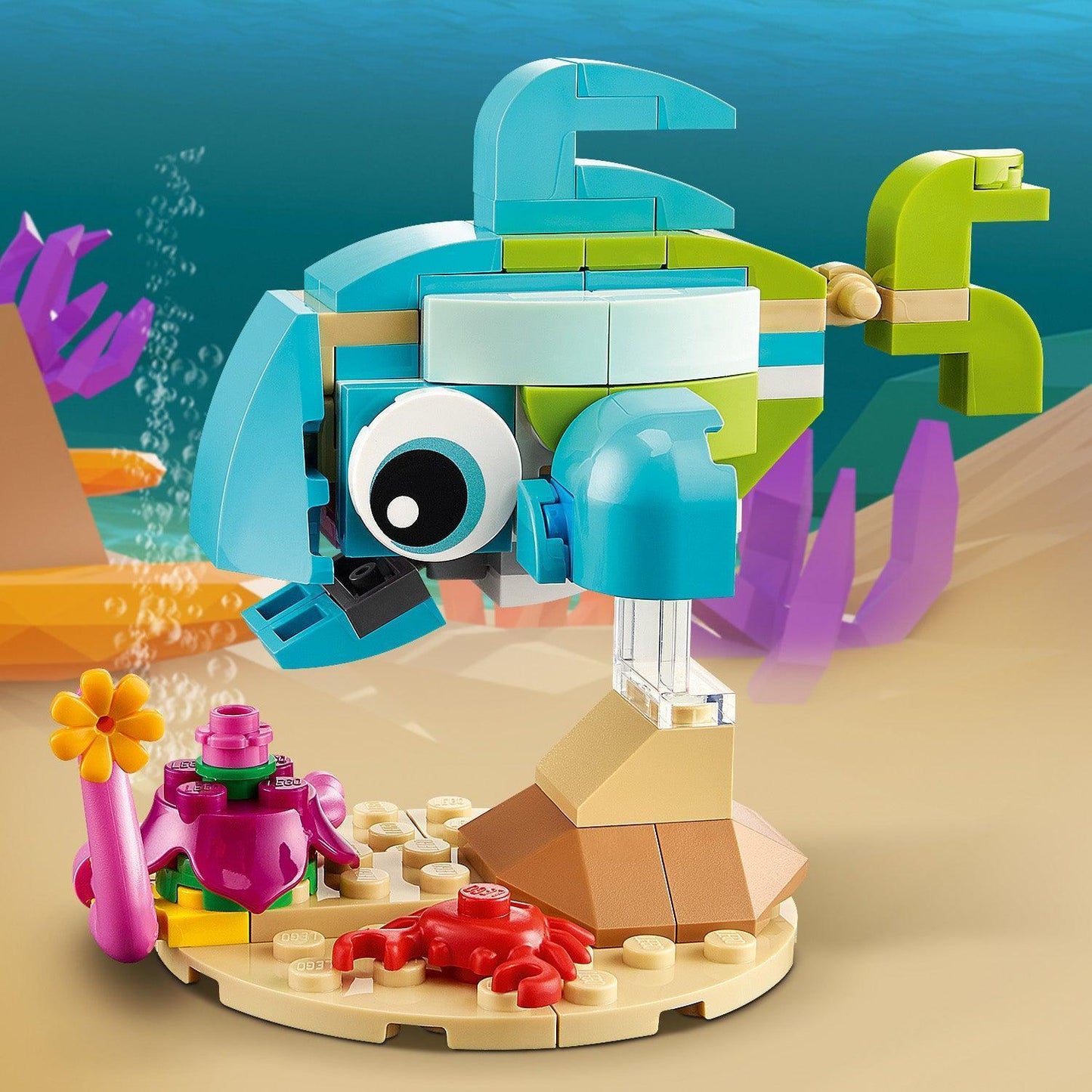 LEGO Dolphin and Turtle 31128 Creator 3-in-1 LEGO CREATOR @ 2TTOYS LEGO €. 8.48