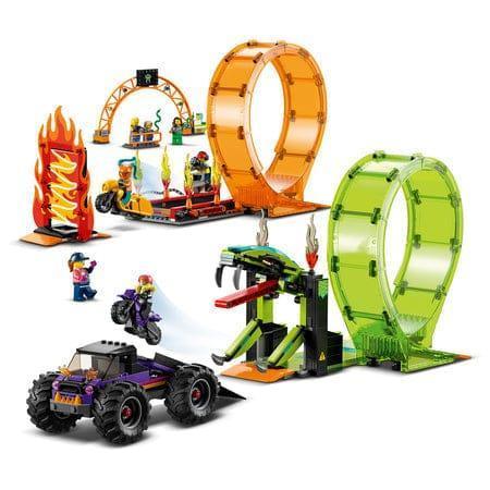 LEGO Dubbele Looping Stunt Arena 60339 City | 2TTOYS ✓ Official shop<br>