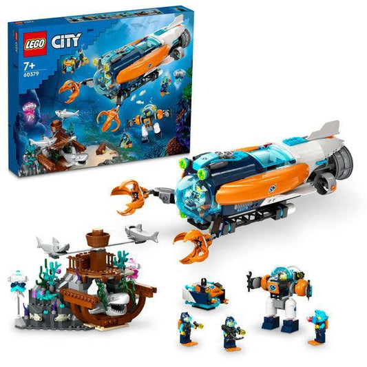 LEGO Duikboot voor diepzeeonderzoek 60379 City | 2TTOYS ✓ Official shop<br>