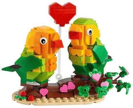 LEGO Dwergpapegaaien voor Valentijnsdag 40522 | 2TTOYS ✓ Official shop<br>