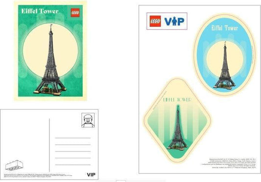 LEGO Eiffel tower Postcard and Sticker Set 5007716 Gear LEGO Gear @ 2TTOYS LEGO €. 6.99
