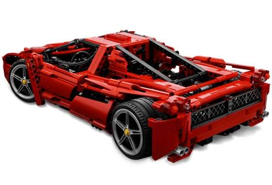 LEGO Enzo Ferrari 1:10 8653 Racers LEGO Racers @ 2TTOYS LEGO €. 92.49